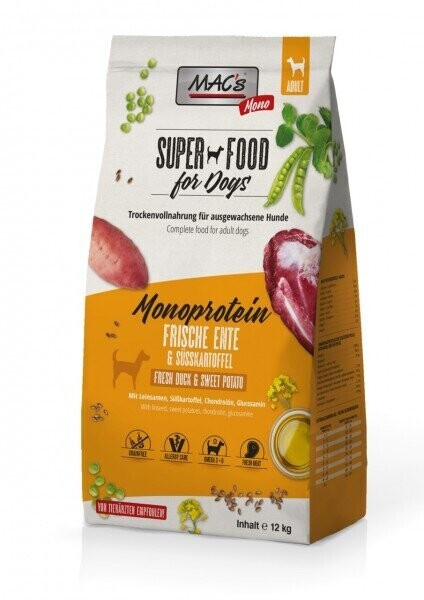 MAC's Dog Monoprotein Fresh Duck & Sweet Potato Dry Food