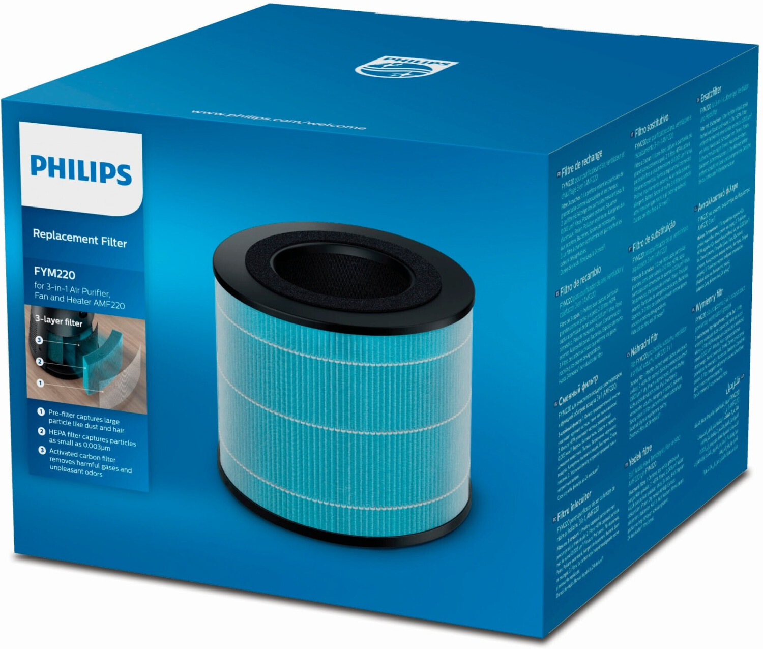 Philips Austauschfilter für Luftreiniger AMF220 (FYM220/30) ab € 26,49