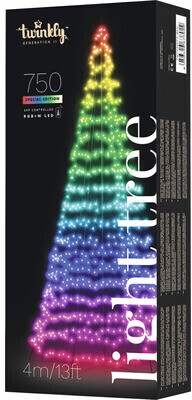 LED-Lichterbaum Twinkly Light Tree 4m RGB-AWW 750LED