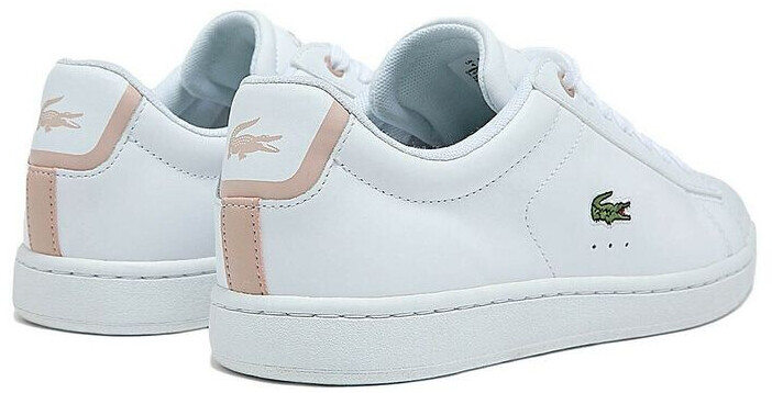 Lacoste carnaby evo blanche et rose perle outlet