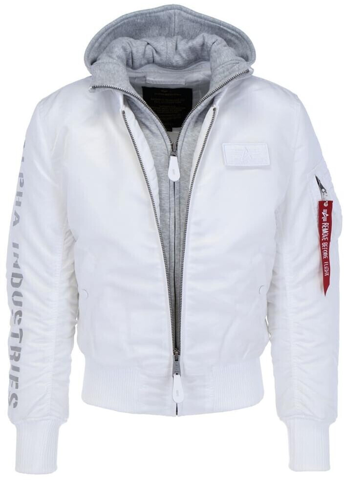 Alpha Industries MA-1 D-Tec SE white