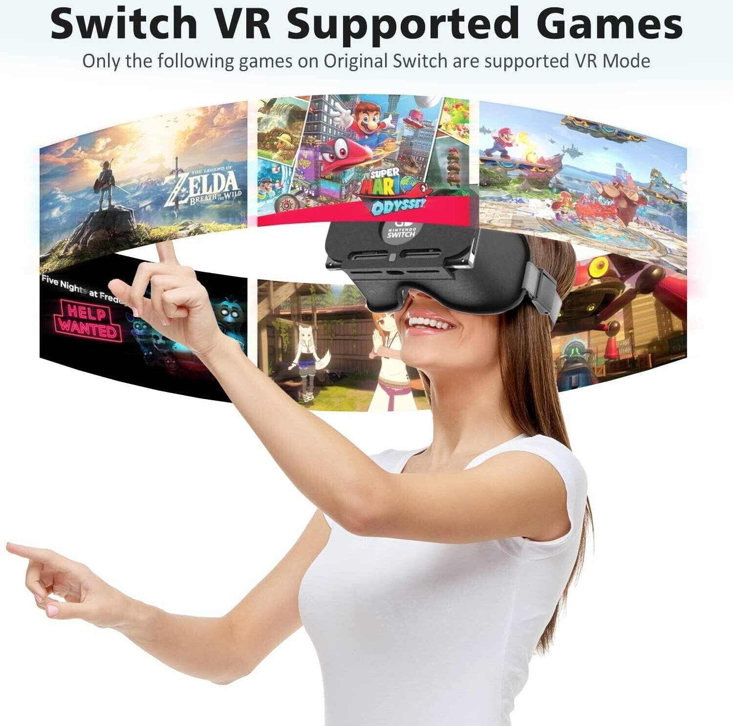 Gafas Oivo Switch Orzly VR Headset Designed For Nintendo Switch