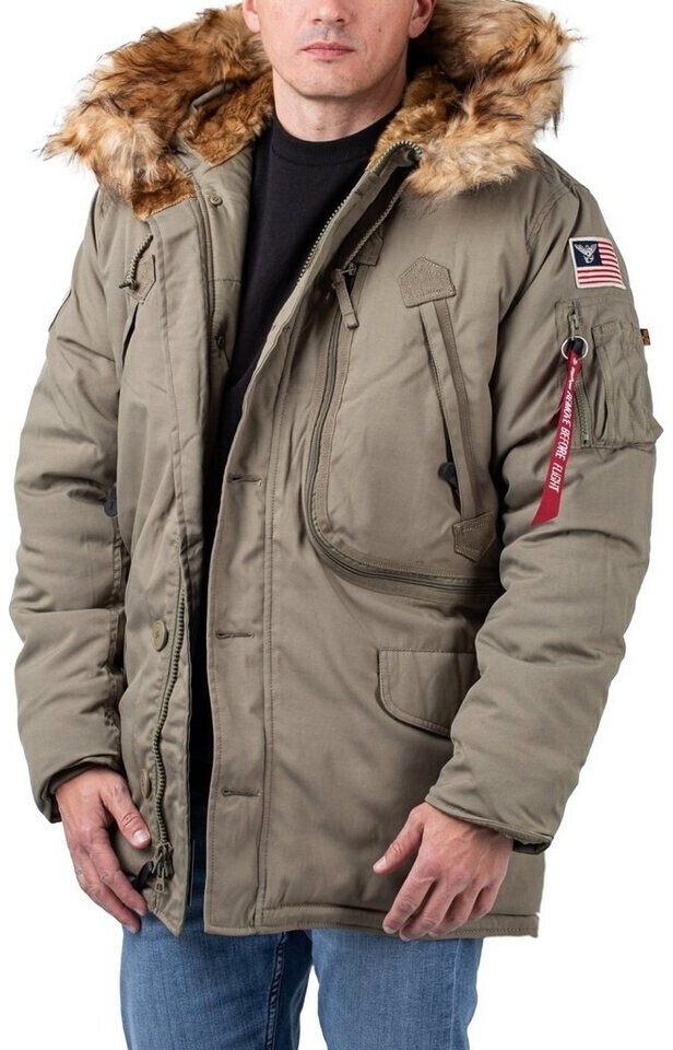 Alpha industries polar jacket off white best sale