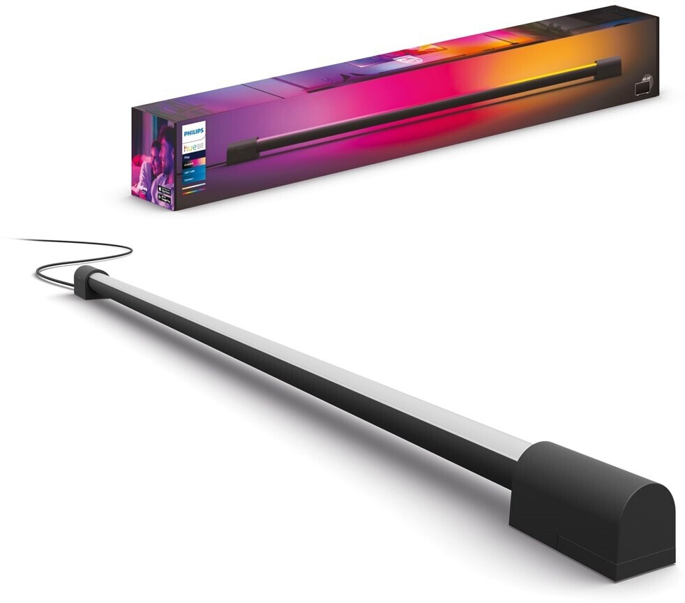 Philips Hue Play Gradient Light Tube – Tubo LED Smart Per TV 40-55'', Bianco, Rotazione 340°, Classe G
