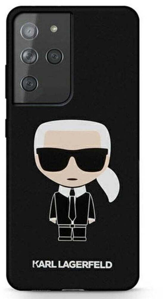 Karl Lagerfeld Iconic Full Body Silikon Cover for Samsung Galaxy S21 Ultra - black