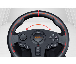 PXN V9 Gaming Rennlenkrad lenkrad mit Pedale und Schalthebel, 270/900° ,  Lenkräder mit Tool App,Vibrationen Feedback, Rennlenkrad für PC, PS3, PS4