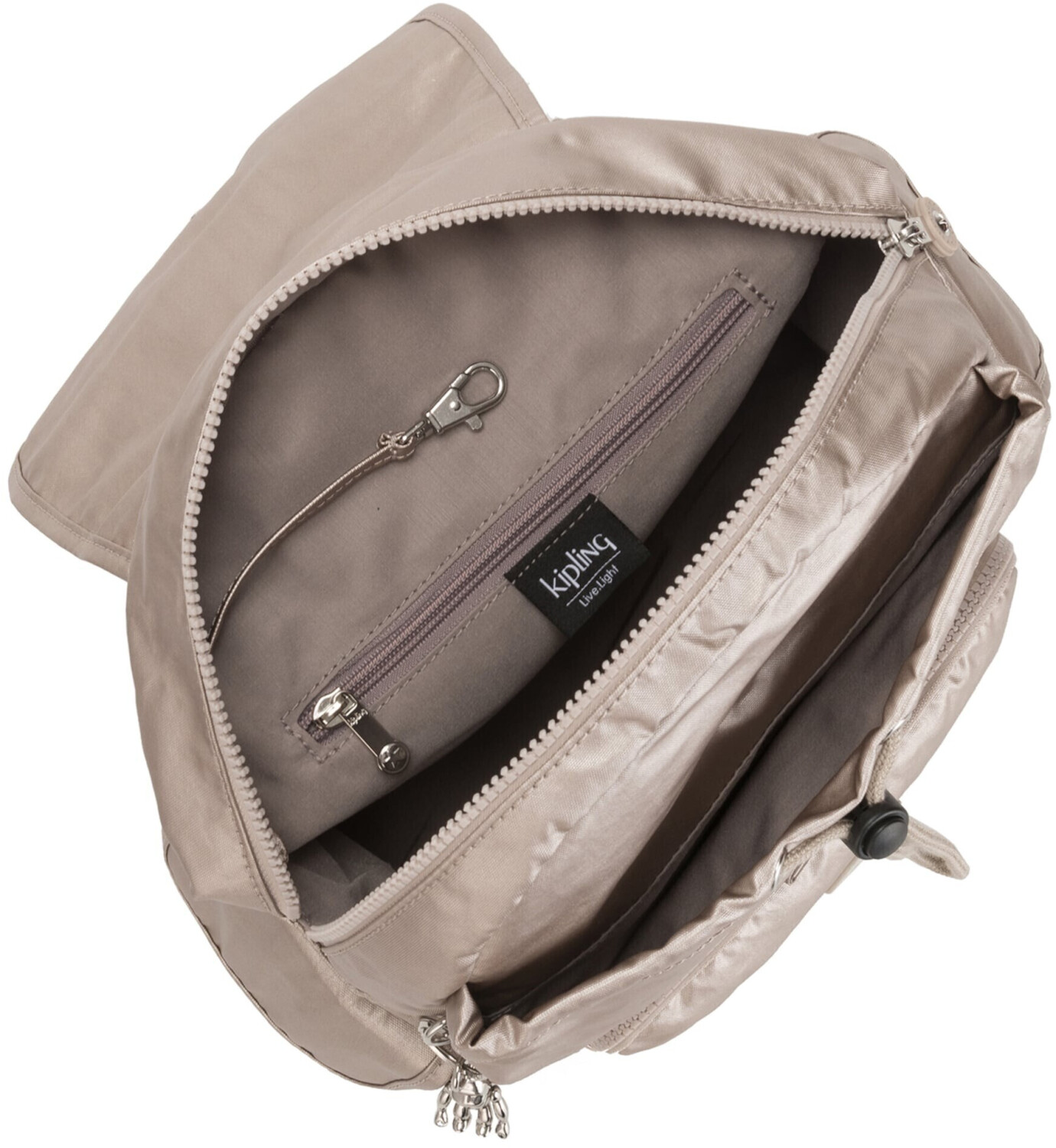 Kipling City Pack S metallic rose glow ab 64 99 Preisvergleich bei idealo