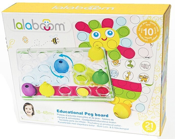 Photos - Educational Toy Lalaboom Educational Peg Board 