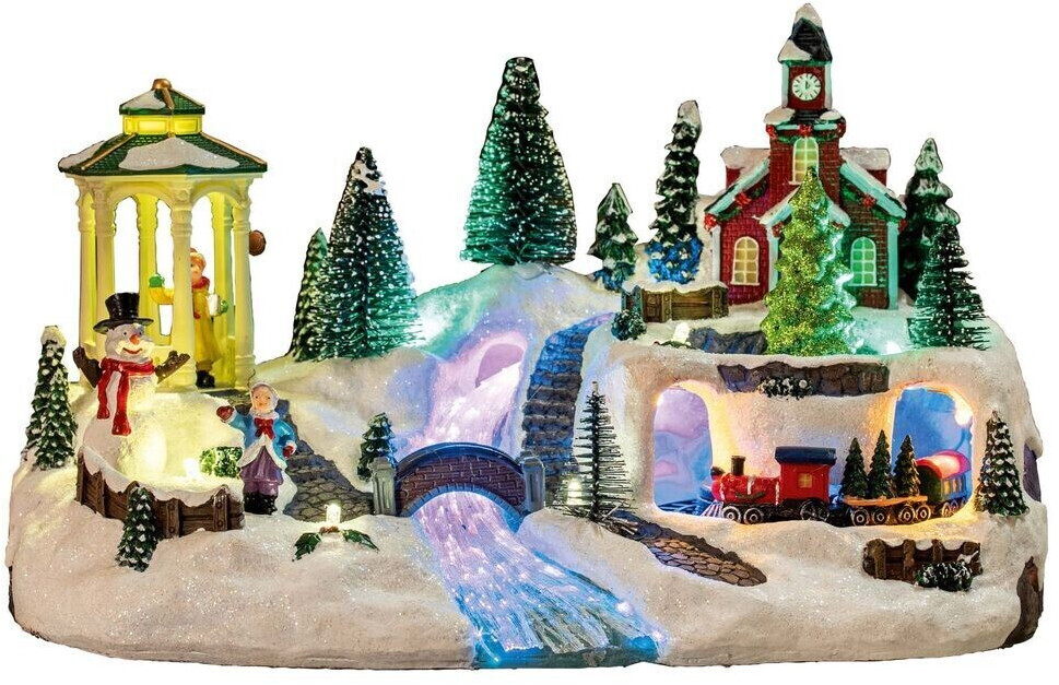 Hellum LED-Weihnachtsdorf (524680)