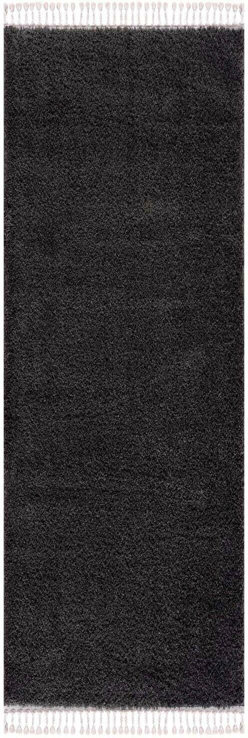 Carpet City Shaggy high pile 80x400cm anthracite