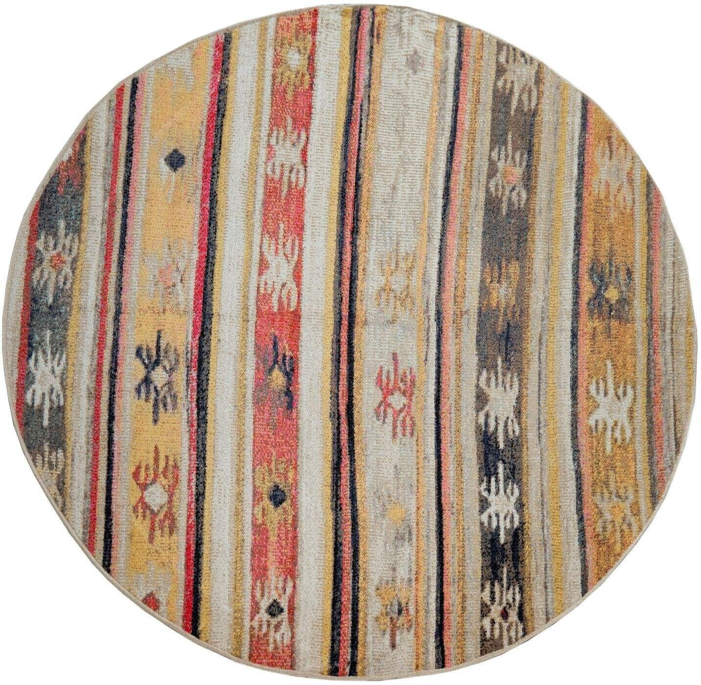 Paco Home Jelle Print Ø160cm multicolored