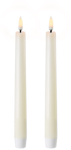 Découvrez Uyuni Taper LED Candle 20,5cm Twin Pack, parfait pour la méditation et le bien-être