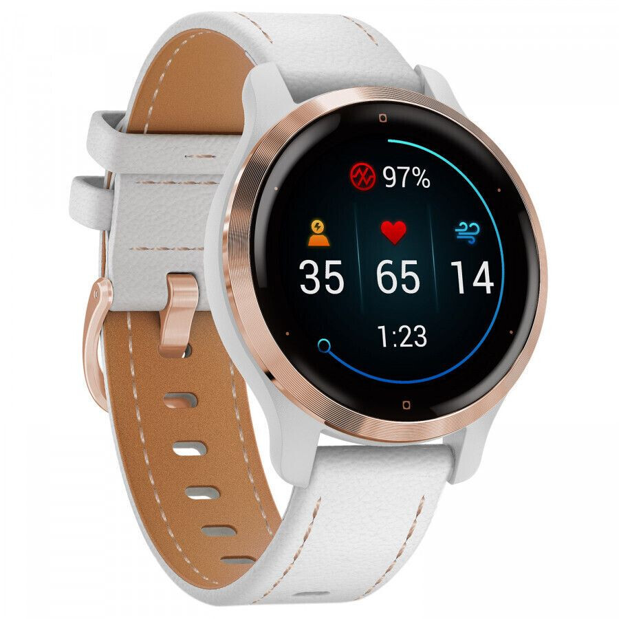 Garmin Venu 2s rose gold Leather ab 359 00 Preisvergleich bei