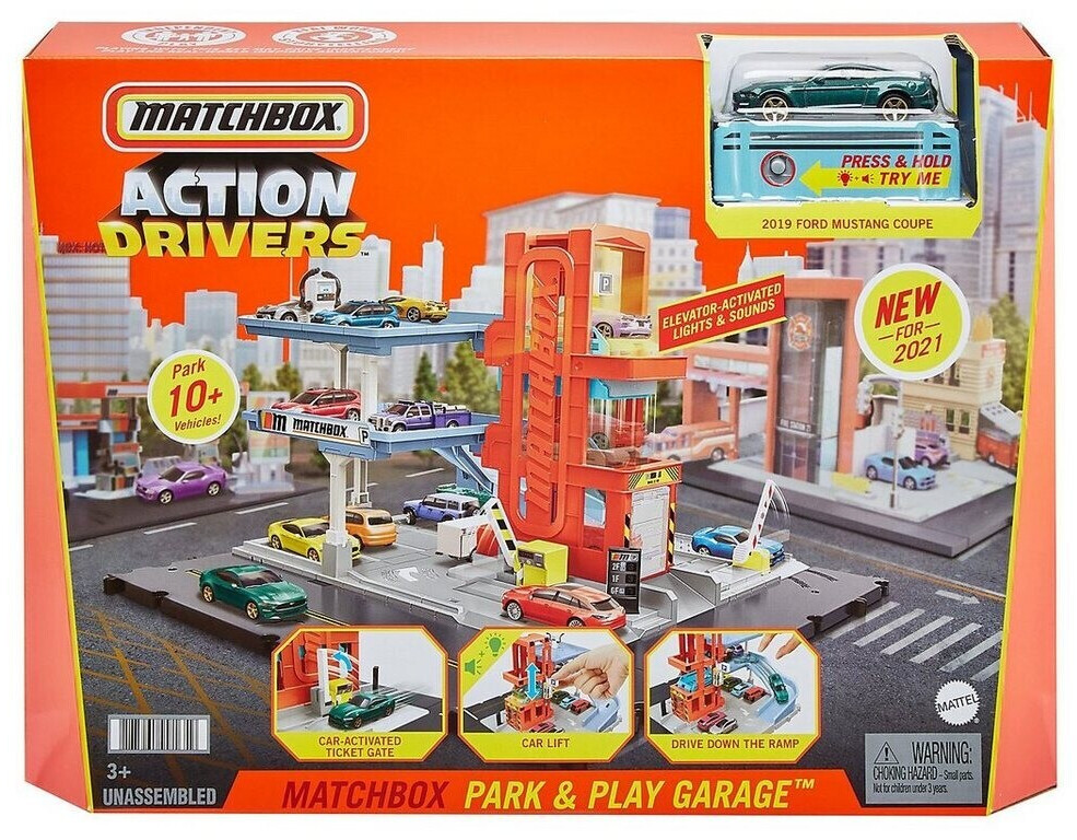 Matchbox parking garage clearance