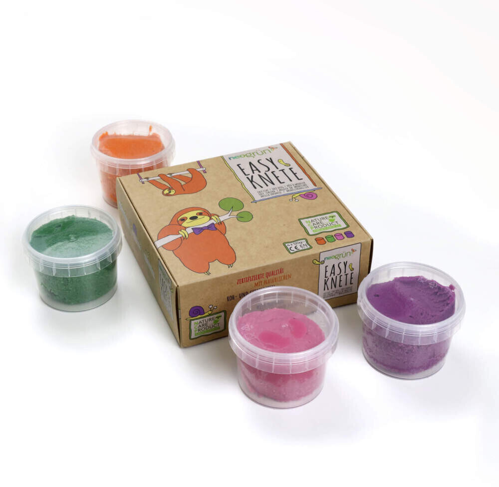 Itenga Neogrün Easy-Knete 4er Set