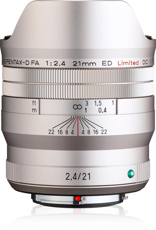 Pentax HD-FA 21mm f2.4 ED Limited DC WR argent