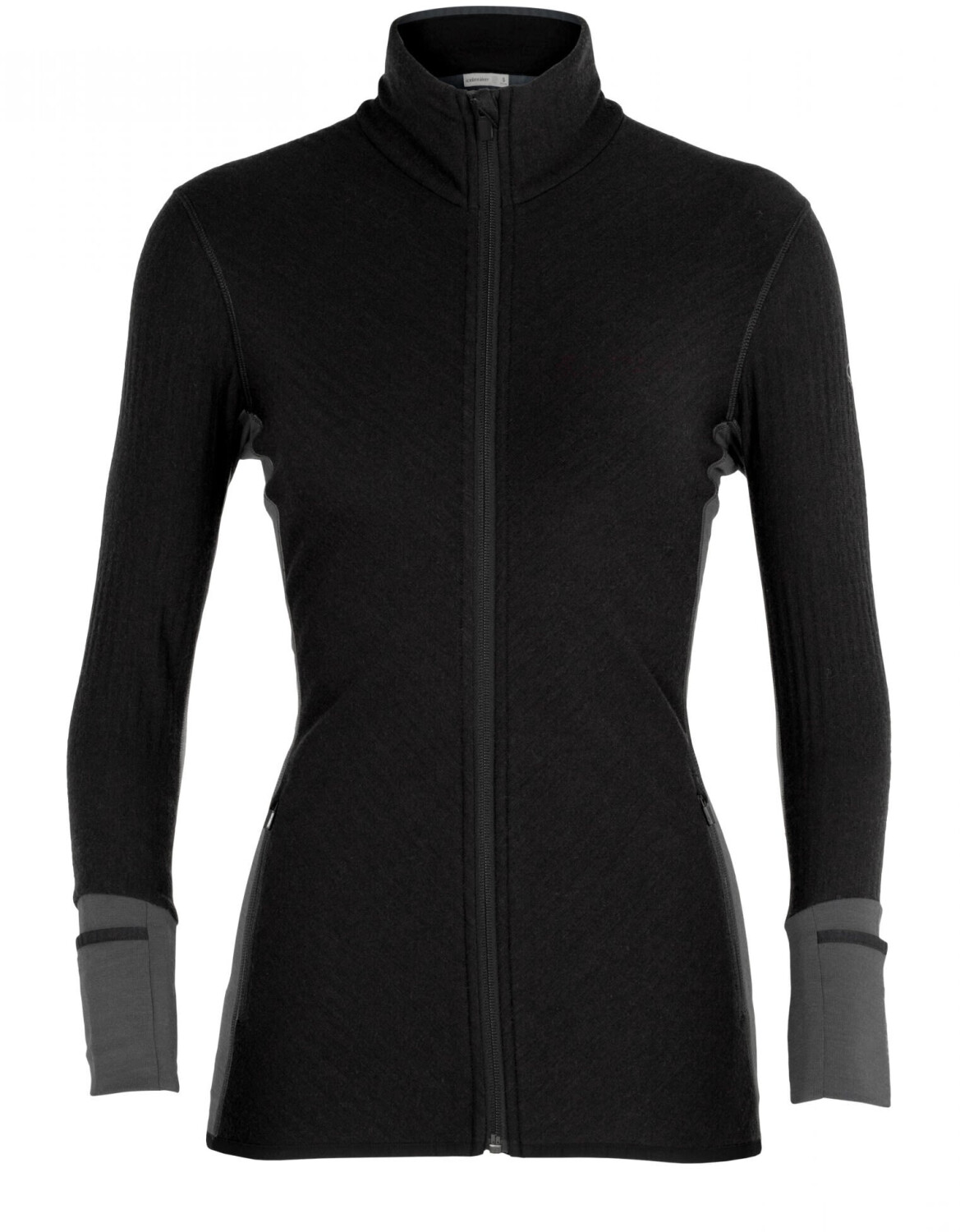 Icebreaker Women's Descender Long Sleeve Zip (103900) black