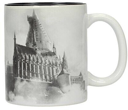 SD Toys Harry Potter Hogwarts Mug céramique, Blanc, 8 cm