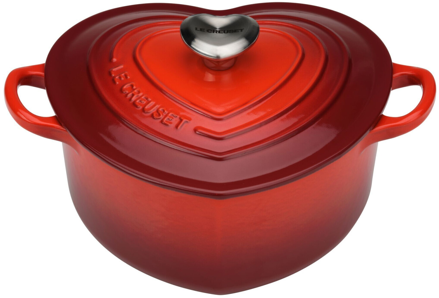 Le Creuset Heart Round Roaster 20 cm cherry red