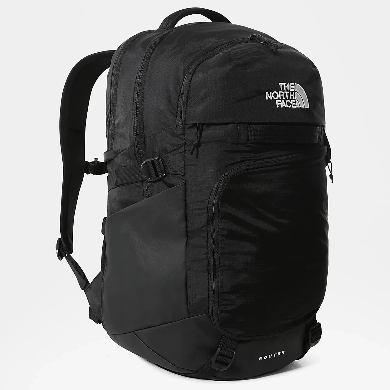 Photos - Backpack The North Face Router  tnf black/tnf black (52SF)