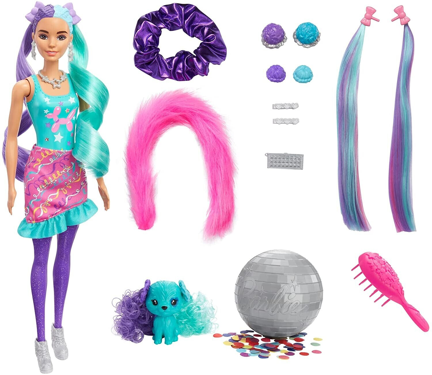 Barbie Color Reveal Glitter turquoise (HBG41)