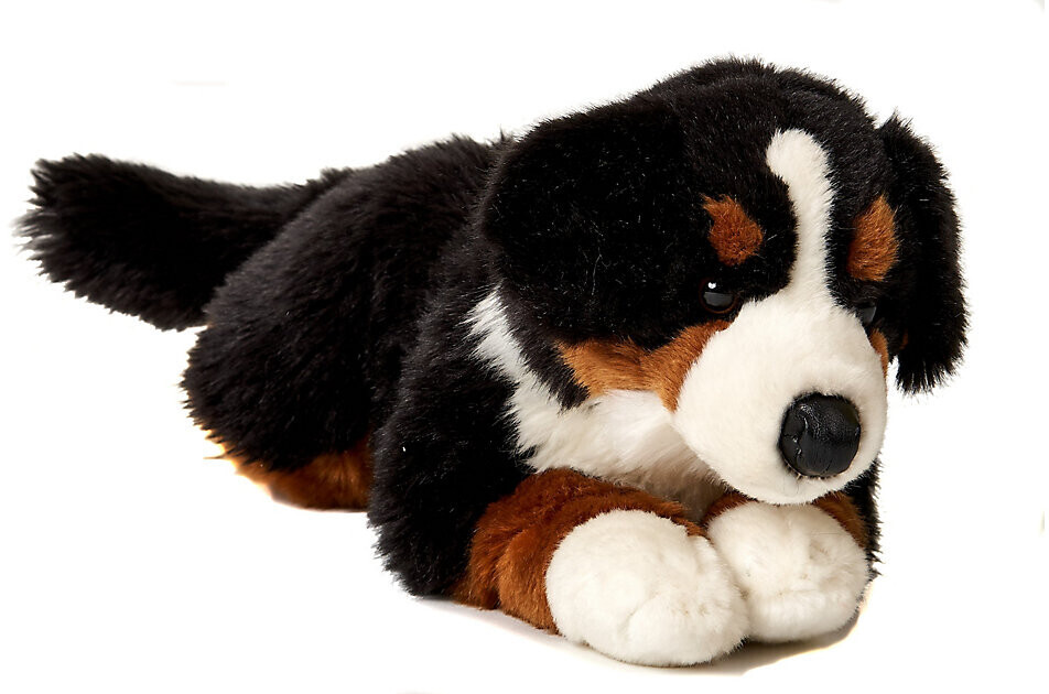 UNI-TOYS Berner Mountain dog 42cm brown/white