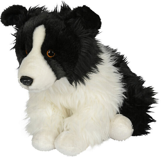 UNI-TOYS Border Collie 26cm beige/white
