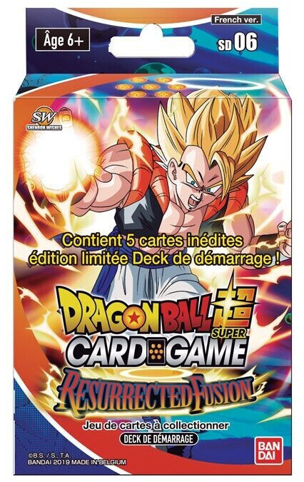 Bandai DBC Deck de démarrage « Resurrected Fusion » SD06 (français)
