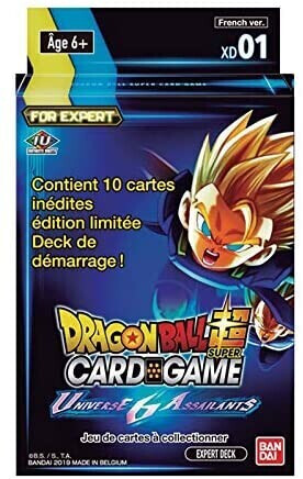 Bandai DBS Deck expert « Universe 6 assaillants » XD01 (français)