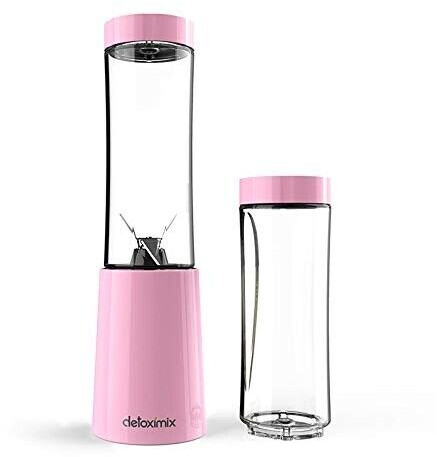 Detoximix Mini blender avec 2 bouteilles rose