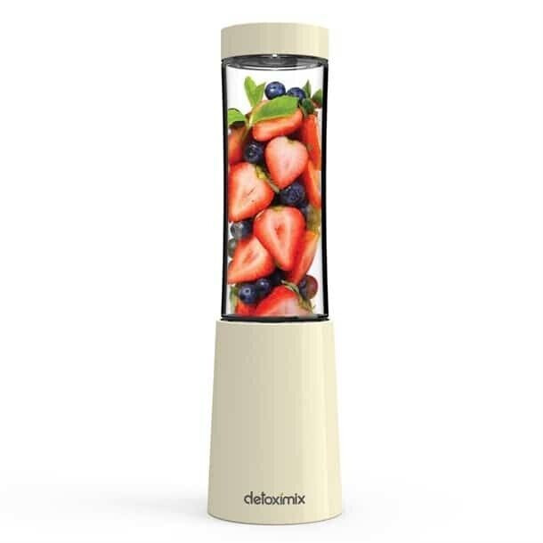 Detoximix Mini blender avec 2 bouteilles blanc