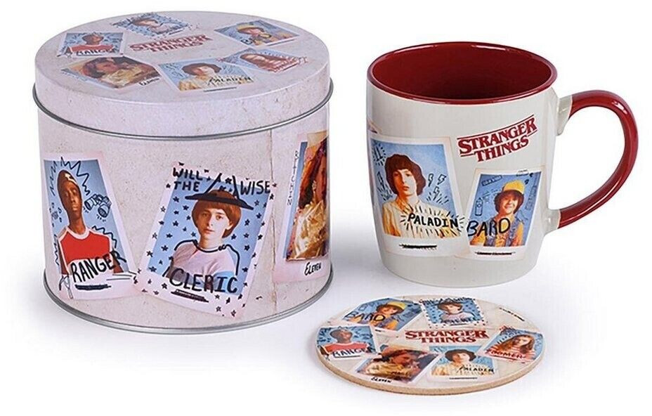 Pyramid Stranger Things - Set Mug + sous-verre dans boîte métallique