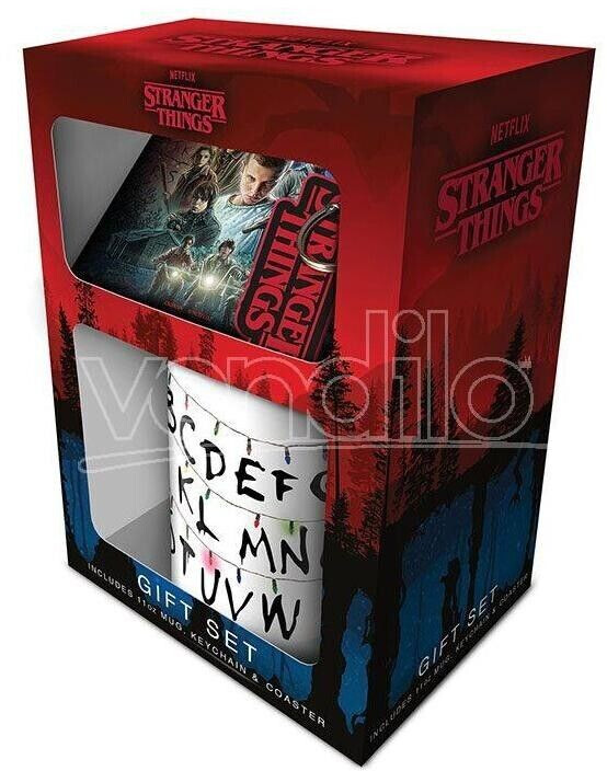 Pyramid Stranger Things - Iconic  - Coffret Cadeau - Mug, Sous-Verre & Porte-Clés