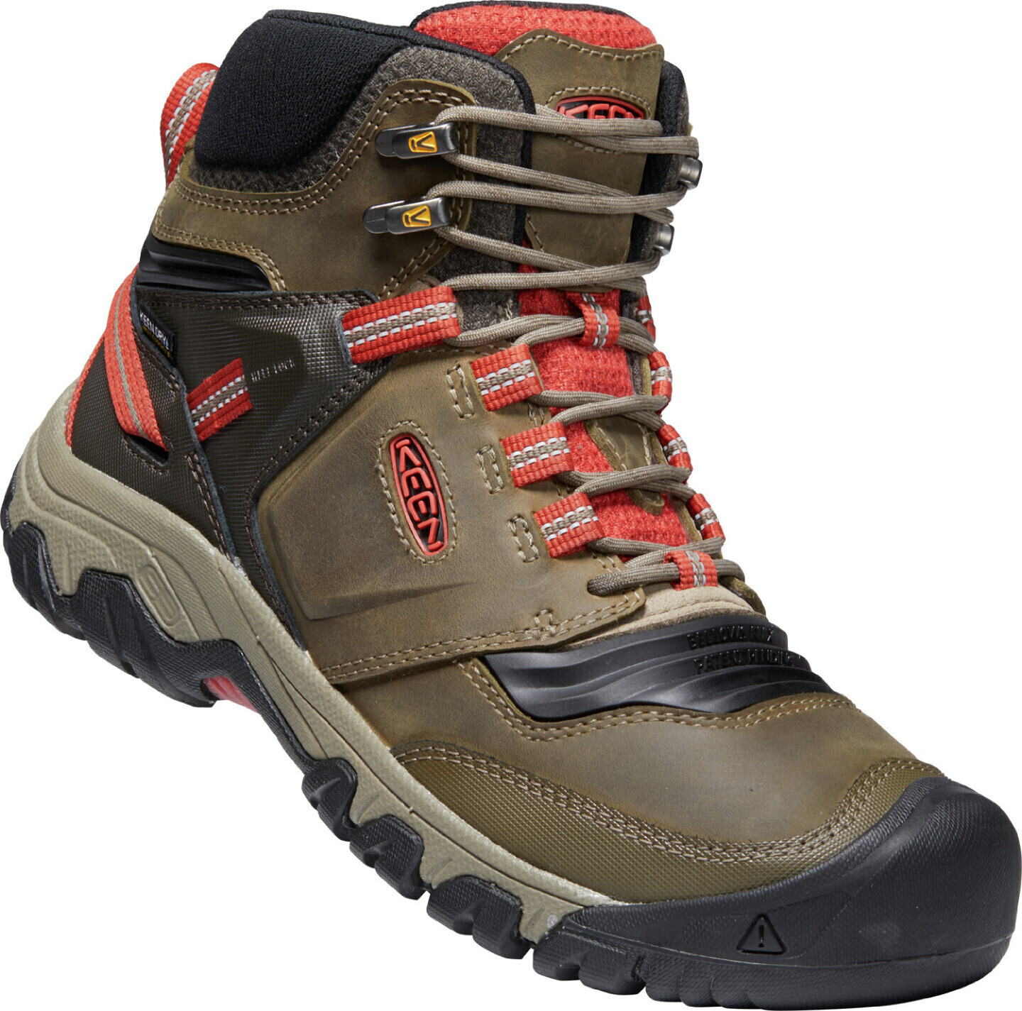 Keen Ridge Flex Mid WP dark olive/ketchup