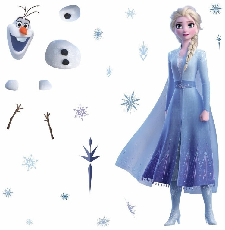 RoomMates Stickers géant Elsa et Olaf la Reine des neiges