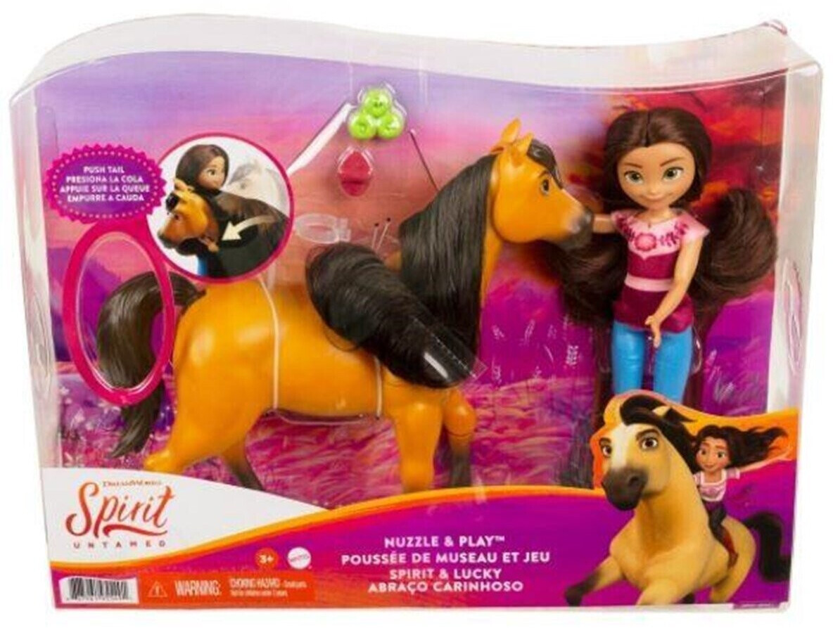 Photos - Doll Mattel Spirit - free and untamed -  Lucky and horse  (GXF67)