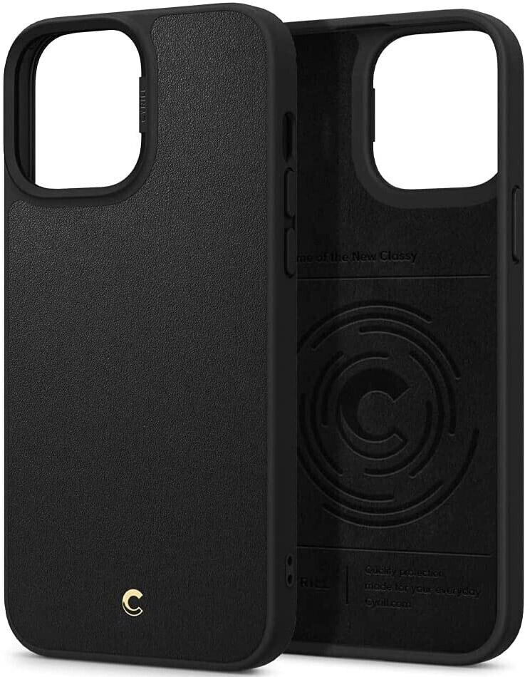 Photos - Case Spigen Cyrill Leather Brick iPhone 13 Pro Max Black 