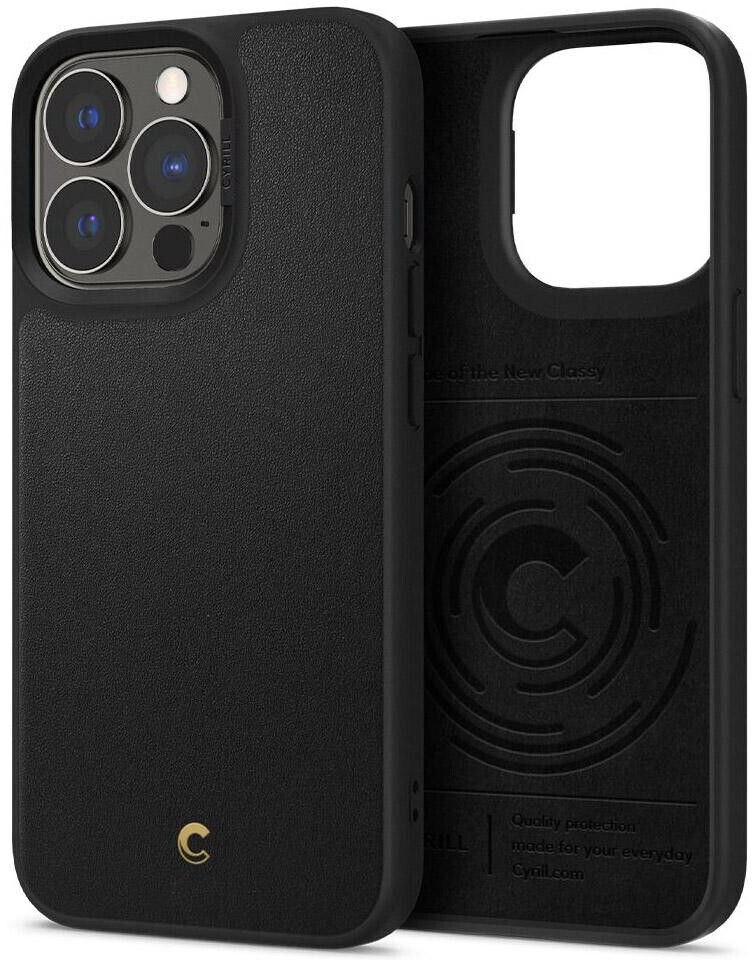 Spigen Cyrill Leather Brick iPhone 13 Pro Black