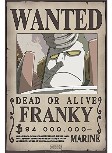Abystyle Poster One Piece Wanted Franky