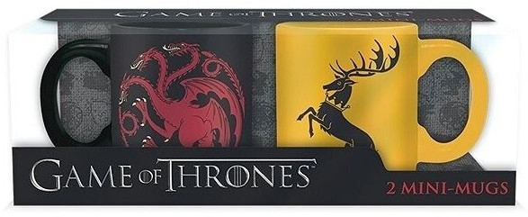 Abystyle Game of Thrones – 2 Mini-Mugs - Targaryen & Baratheon