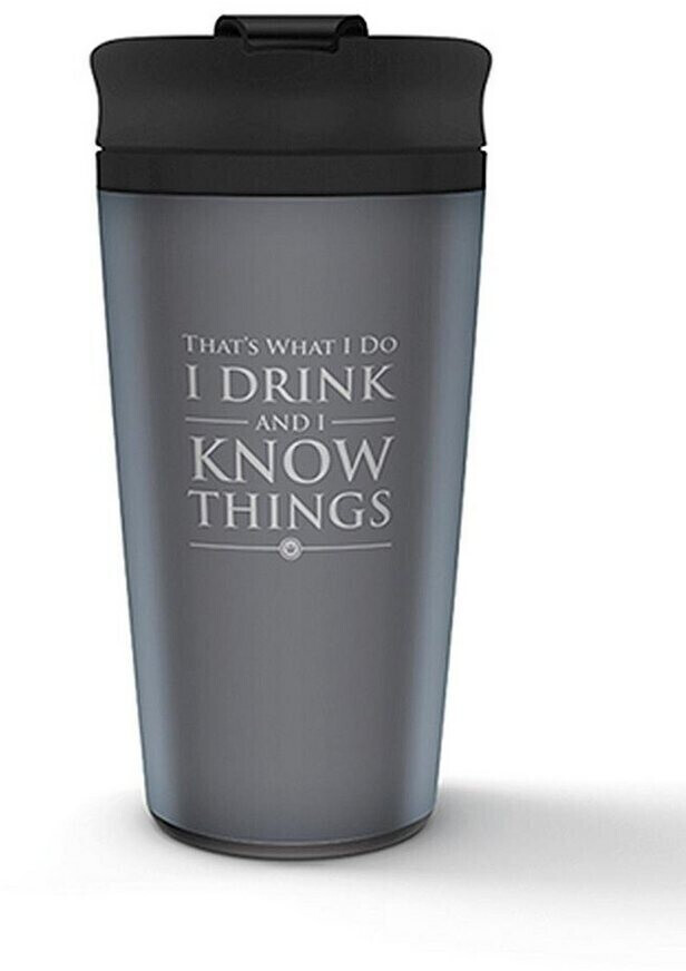 Pyramid international Game of Thrones Travel Mug - I Drink And I Know Things