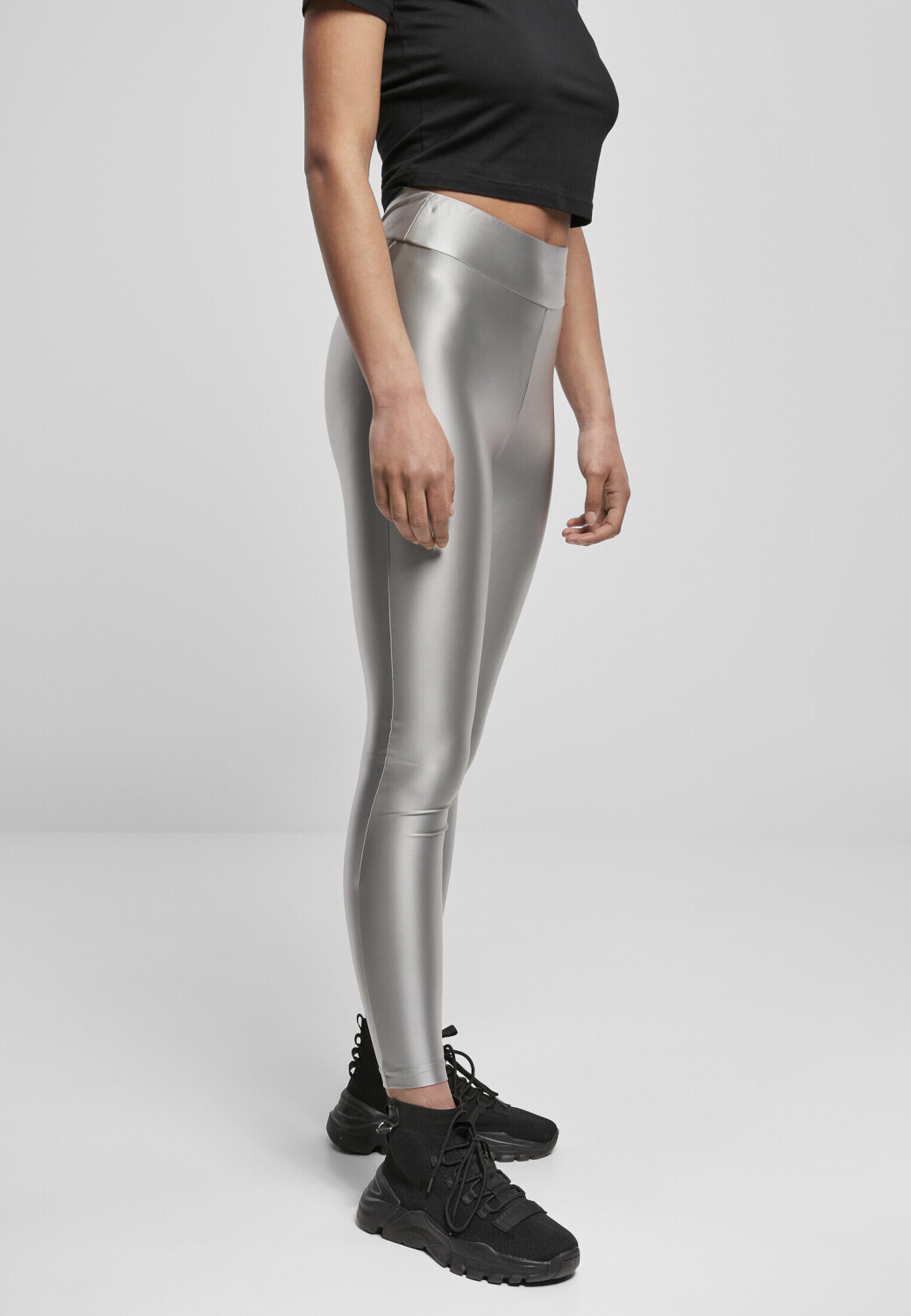 Urban Classics Ladies Highwaist Shiny Metalic Leggings (TB4344-03158-0039)  darksilver ab 22,72 € | Preisvergleich bei