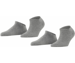 light grey mel. 3390 grau 39-42 2er Pack ESPRIT Damen Dot 2-Pack Socken