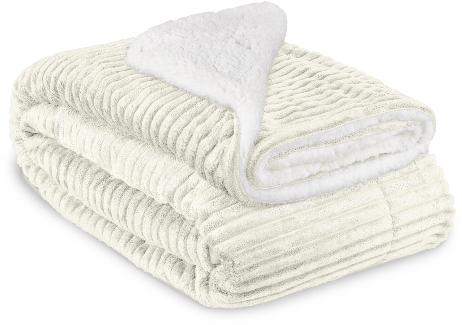 Beautissu Elisa Sherpa 200x150cm beige