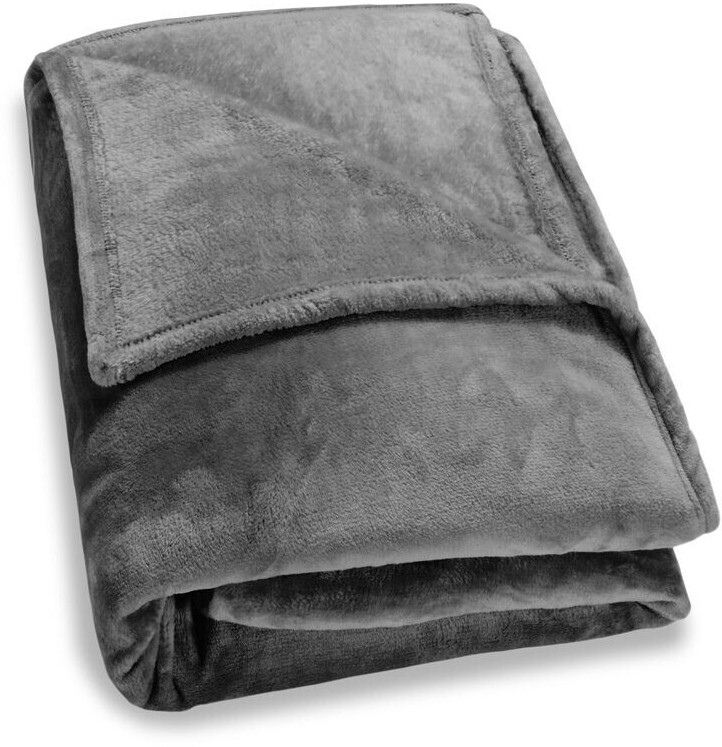 Deuba Blanket 220x240cm dark gray