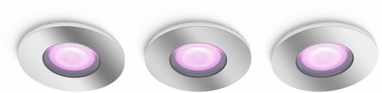 Philips Hue White & Color Ambience Xamento 3er-Set silver (929003074801)