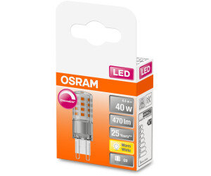 Ampoule LED Capsule clair 3,8W - 40 G9 chaud OSRAM