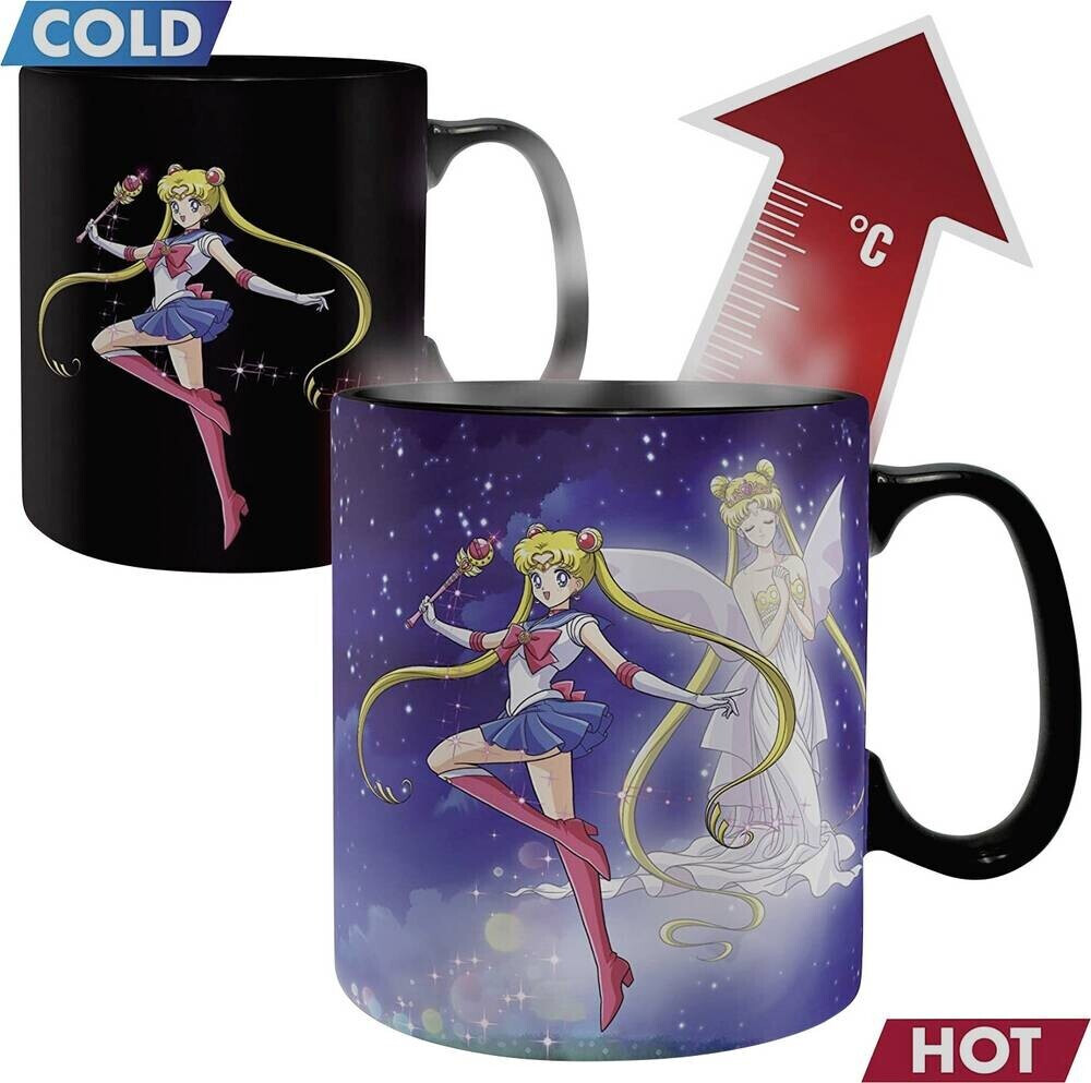 Abysse Corp. Tasse thermoréactive Sailor Moon & Chibi