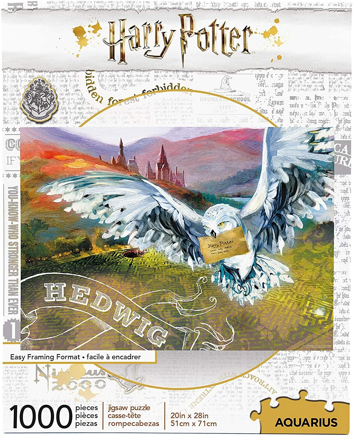 Aquarius Jigsaw Puzzles Harry Potter Hedwig (1000 pièces)