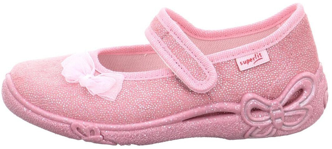 Superfit Belinda Mädchen Hausschuhe - Rote Kinderschuhe Mit Schmetterling